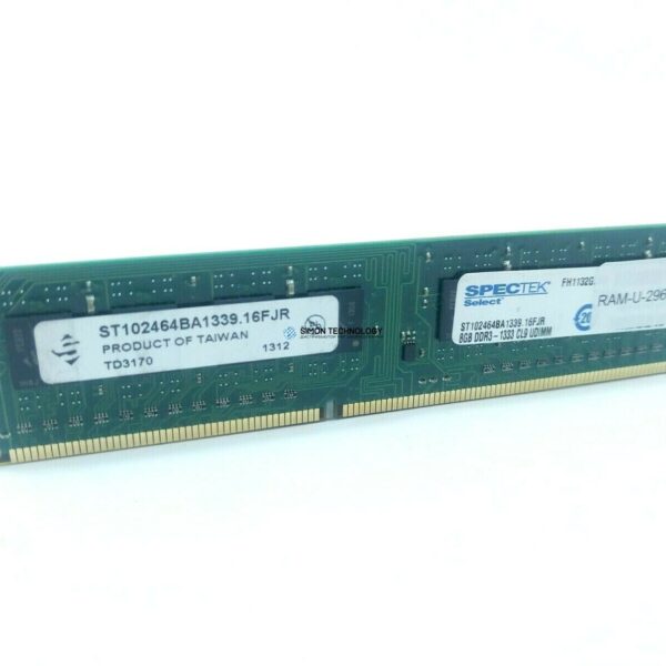 Оперативная память Micron SPECTEK 8GB (1*8GB) PC3-10600U DDR3-1333MHZ DESKTOP MEM (ST102464BA1339.16FJR)