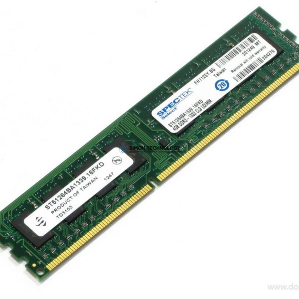 Оперативная память Micron SPECTEK 4GB (1*4GB) PC3-10600U DDR3-1333MHZ MEMORY UDIMM (ST51264BA1339)