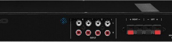 MONACOR Digital Amplifier. 2x125 Wrms. Black (STA-200D)