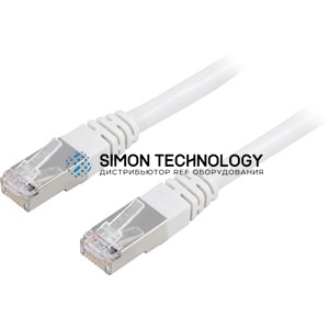 Кабели Dell Dell Cat6 F/UTP LSZH RJ45 Network cable 3Meter White (STP-63V)