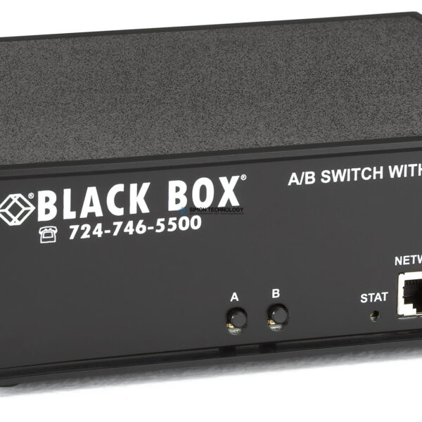Black Box CAT6 A/B SWITCH LATCHING ETHERNET RS232 DRY (SW1041A)