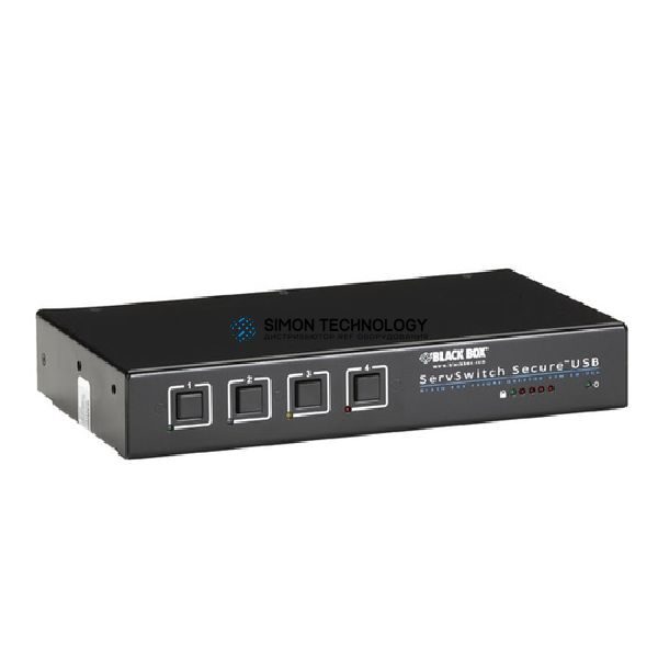 Black Box Black Box 4-Port Secure KVM Switch VGA USB EAL4+ (SW4006A-USB-EAL)