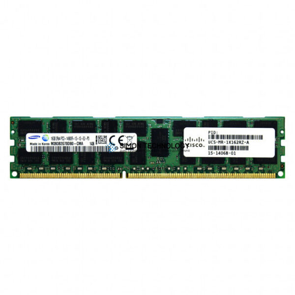 Оперативная память Cisco ORTIAL16GB (1*16GB) 2RX4 PC3-14900R-13 DDR3-1866MHZ MEM KIT (UCS-MR-1X162RZ-A-OT)