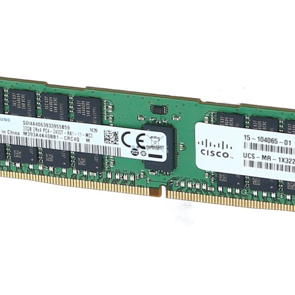 Оперативная память Cisco ORTIAL 32GB (1*32GB) 2RX4 PC4-19200T-R DDR4-2400MHZ RDIMM (UCS-MR-1X322RV-A-OT)