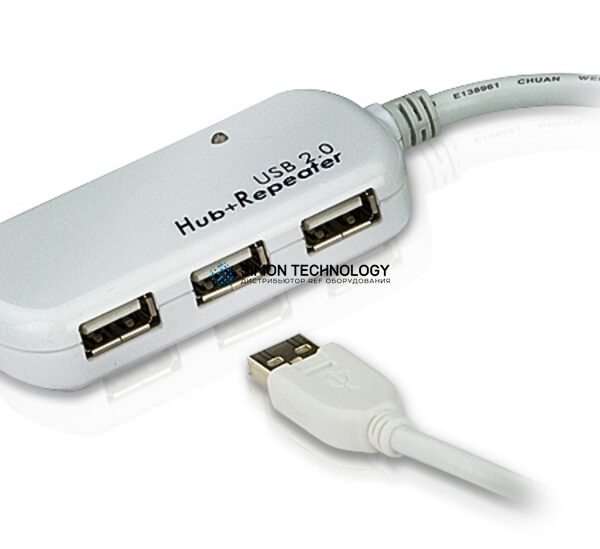 Aten 4-Port USB 2.0 Extender Hub 60m (UE2120H)