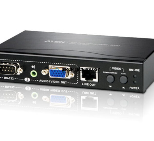 Aten VGA Over Cat5e/6 Audio/Video Repeater with (VB552-AT-G)