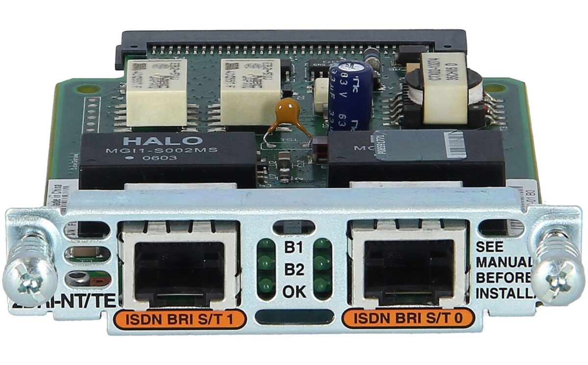 Модуль Cisco CISCO Two-port Voice Interface Card - BRI (NT and TE) (VIC2-2BRI-NT/TE)