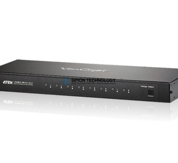 Aten Aten 8-Port VGA Audio/Video Switch w/IR Remote (VS0801A-AT-G)