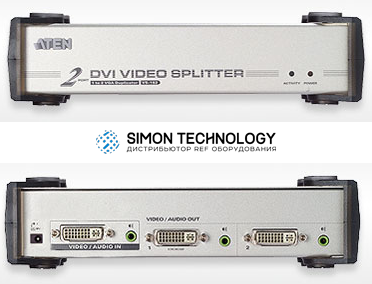 Aten 2-Port DVI Audio/Video Splitter (VS162-AT-G)
