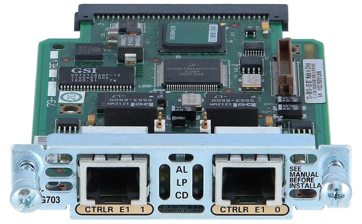 Модуль Cisco 2-Port 2nd Gen Multiflex Trunk Voice/WAN Int. Card - G.703 (VWIC2-2MFT-G703)