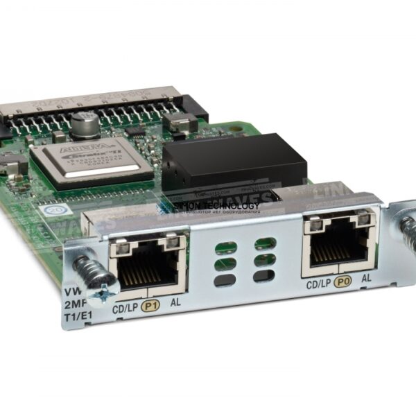 Модуль Cisco Third-Gener on 2-Port T1/E1 Multiflex Trunk Voice/WAN Interface Card - Erweiterungsmodul - EHWIC (VWIC3-2MFT-T1/E1)