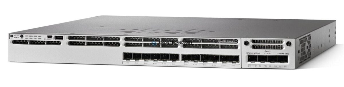 Cisco CISCO Catalyst 3850 16 Port 10G Fiber Switch IP Services (WS-C3850-16XS-E)