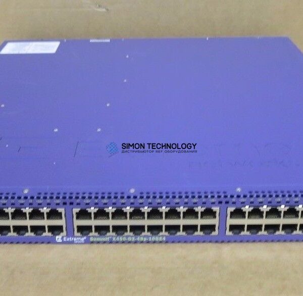 Extreme Networks Extreme Networks Switch 48x 1GbE PoE+ 4x SFP+ 10GbE - Summit (X450G2-48p-10G4)