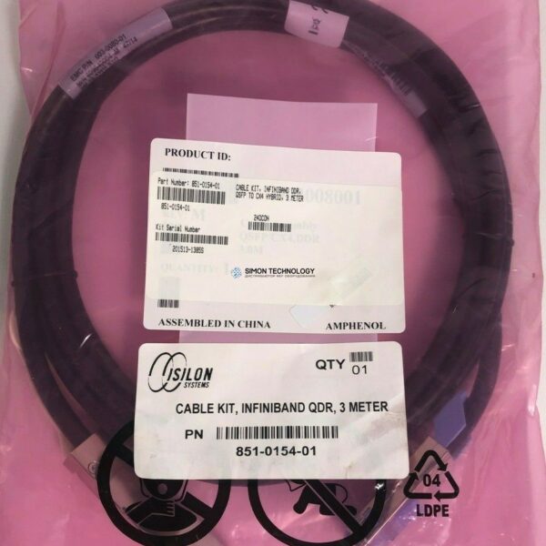 Кабели EMC EMC Infiniband-Kabel CX4 QSFP 3m - (003-0080-01)