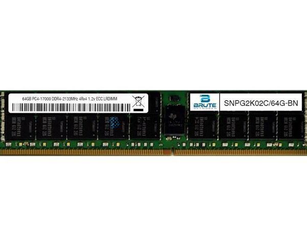 Оперативная память Dell DELL 64GB (1X64GB) 4RX4 PC4-17000P-L DDR4-2133MHZ LRDIMM (003VMY)