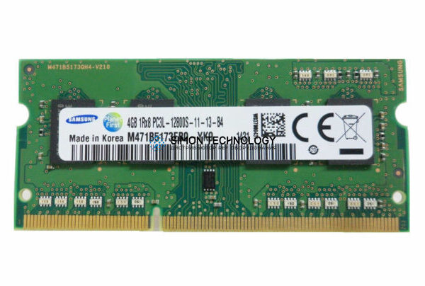 Оперативная память Lenovo Lenovo Memory 4GB PC3-12800 DDR3L 1600MHz SODIMM (03X6656)