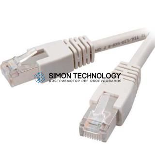 Кабели AMP 6271027 Cable 4 pair RJ45-RJ45 10m white(MOQ 100) (1-959385-0)