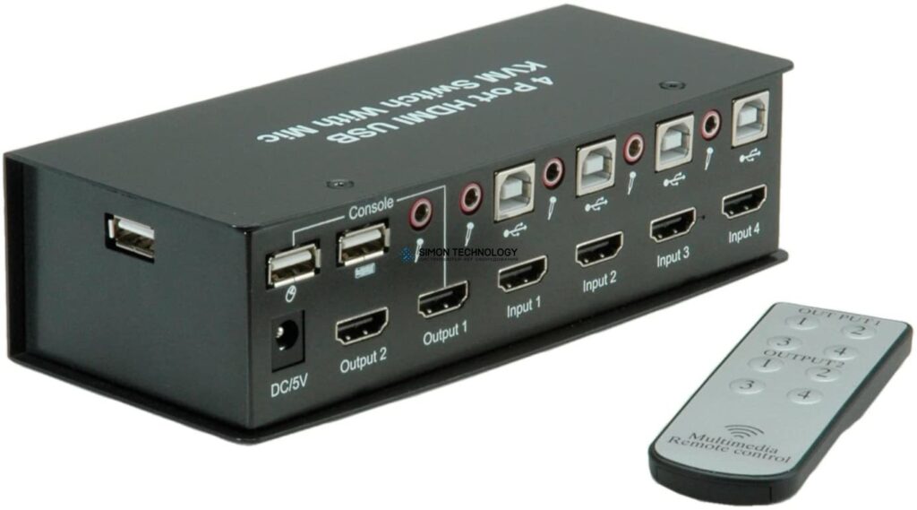 Коммутаторы Value VALUE KVM HDMI Switch. 4x USB Hub (14.99.3340)