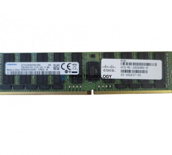 Оперативная память Cisco CISCO 32GB (1*32GB) 4RX4 PC4-17000P-L DDR4-2133MHZ MEMORY KIT (15-102217-01)