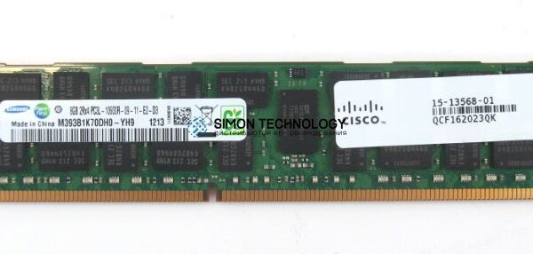 Оперативная память Cisco CISCO 8GB (1X8GB) 2RX4 PC3L-10600R DDR3-1333MHZ MEM MODULE (15-13568-01)
