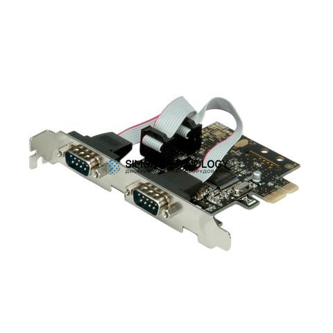 Контроллер Value VALUE PCIe Adapter 2x RS232. DB9 (15.99.2118)