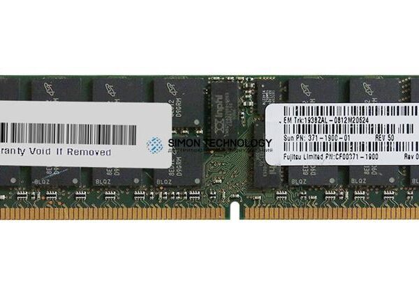 Оперативная память Sun Microsystems 2GB (1X 2GB) MEMORY DIMM FOR M4000 & M5000 (371-1900)