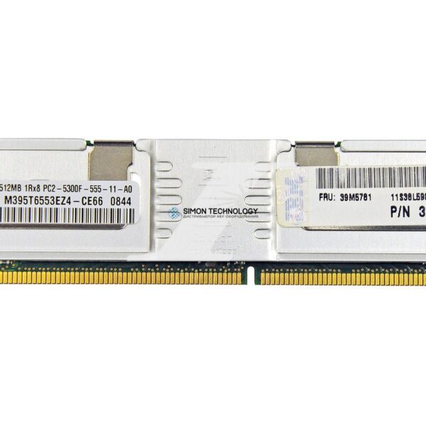 Оперативная память IBM 512MB PC2-5300F ECC DDR2 SERVER MEMORY DIMM (38L5901)