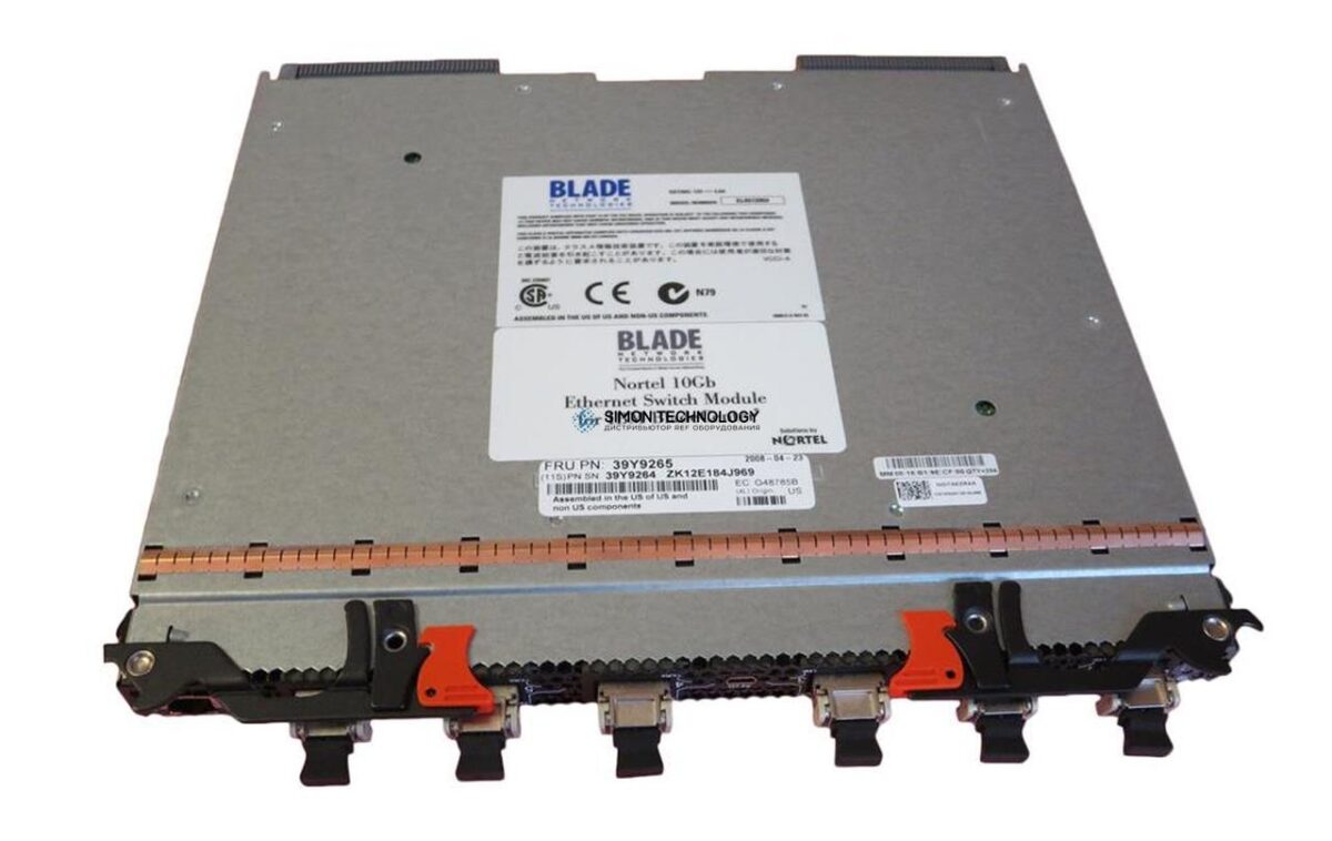 Коммутаторы IBM IBM BLADECENTER 6-PORT 10GB ETHERNET SWITCH MODULE (39Y9264)