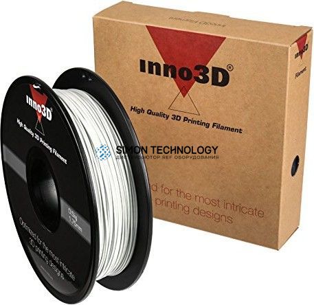 InnoVISION Multimedia Limited INNO3D HIGH QUALITY PLA 3D PRINTING FILAMENT 1.75MM WHITE (3DP-FP175-WH05)