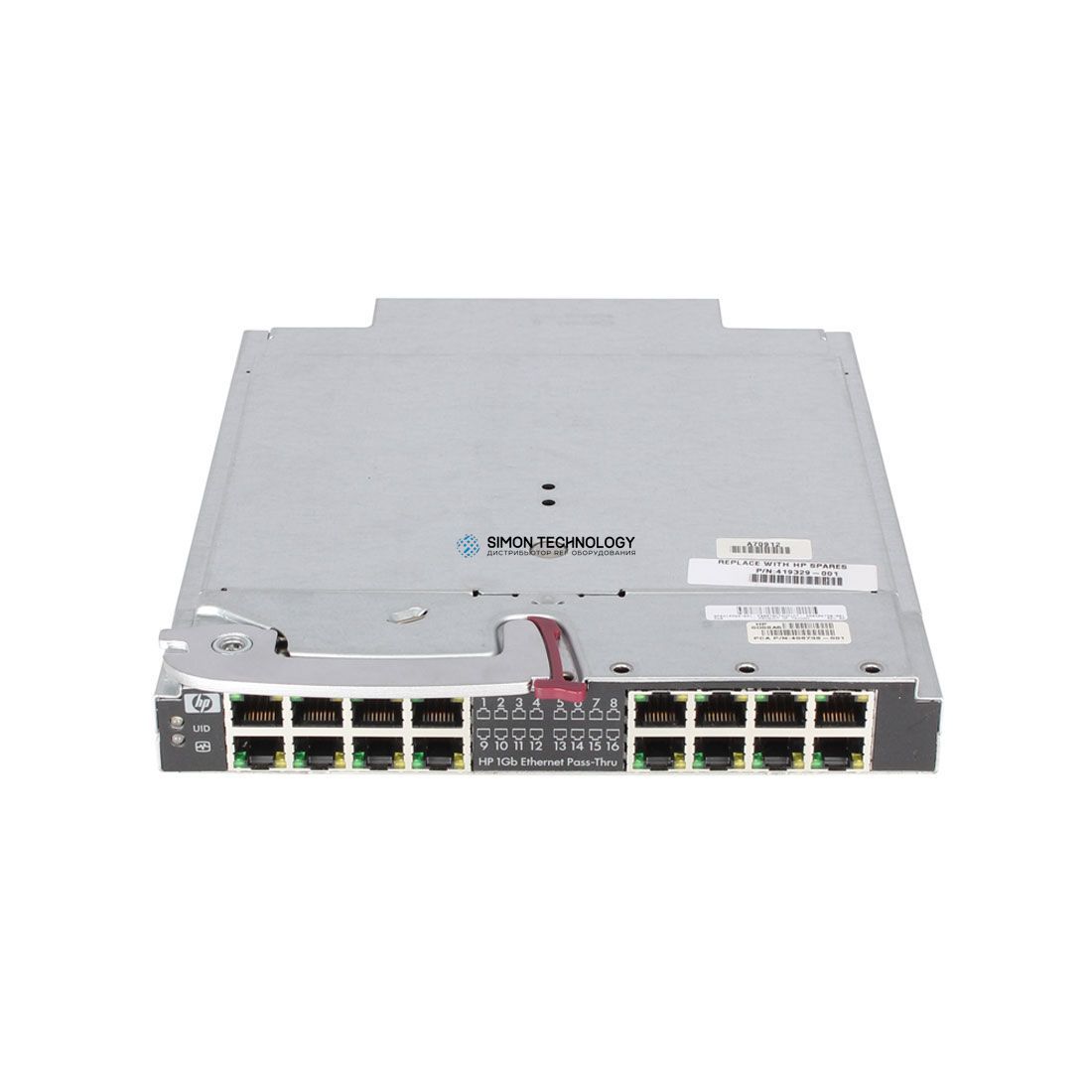 Модуль HP HP Switch BLc 1Gb Ethernet Pass-Thru Module - (406738-001)