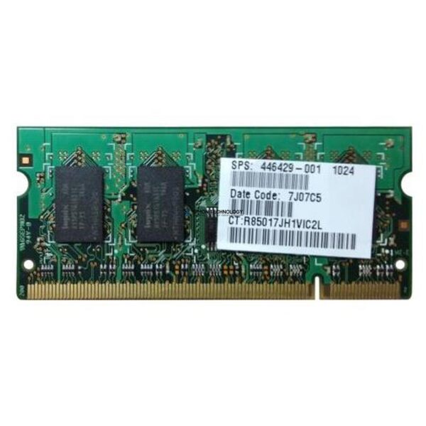 Оперативная память HP HP 1GB PC2-5300 667MHZ DDR2 SODIM MEMORY (446429-001)
