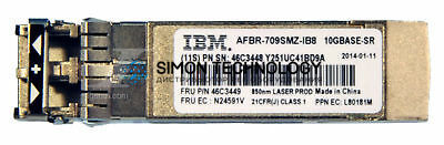 Трансивер SFP IBM LENOVO IBM SFP 10G SR SFP+ (46C3448)