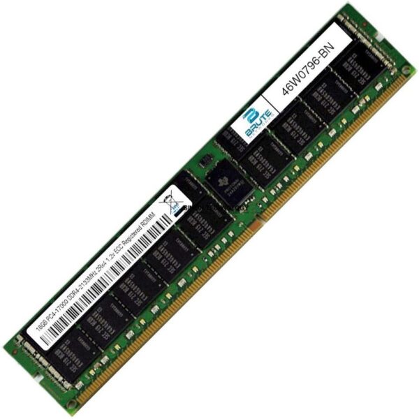 Оперативная память Dell DELL 16GB DDR4 2133MHz 2Rx4 1.2V RDIMM (46W0796-OEM)