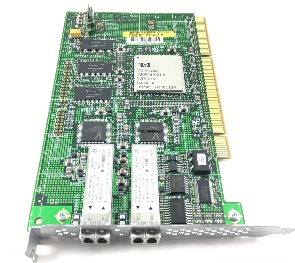 Контроллер HP PCIE 2PORT 4GB FIBRE CHNL/2PORT GBE (542582-001)