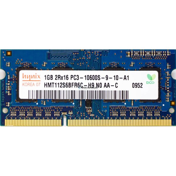 Оперативная память Hynix HYNIX 1GB 2RX16 P33-10600S LAPTOP MEMORY DIMM (572292-B88)