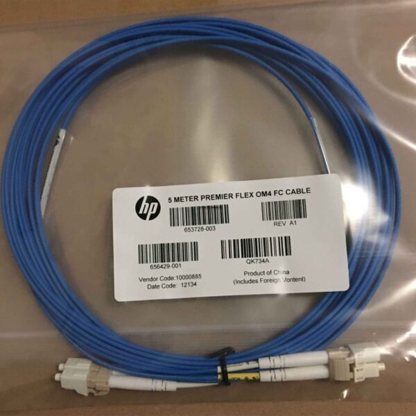 Кабели HP HPE Cable Premier FLEX LC/LC OM4 2F 5M (656429-001)
