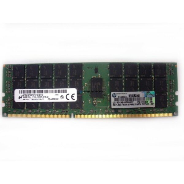 Оперативная память HP HP DDR3-RAM 24GB PC3L-10600R ECC 3R LP (700404-B21)