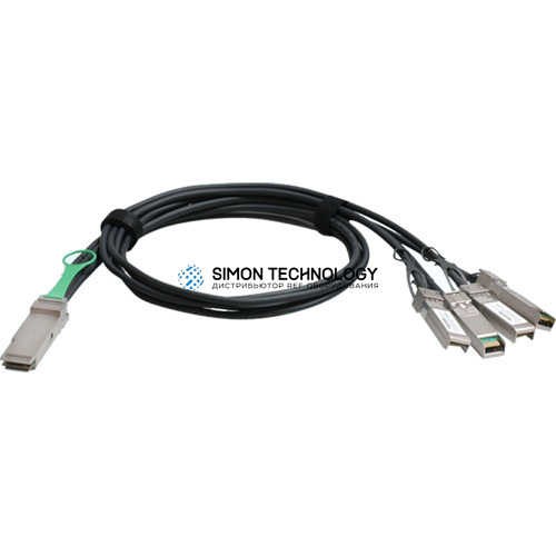 Кабели HP HP Cable 40GQSFP+to4x10GSFP+DAC3m (721064-B21)