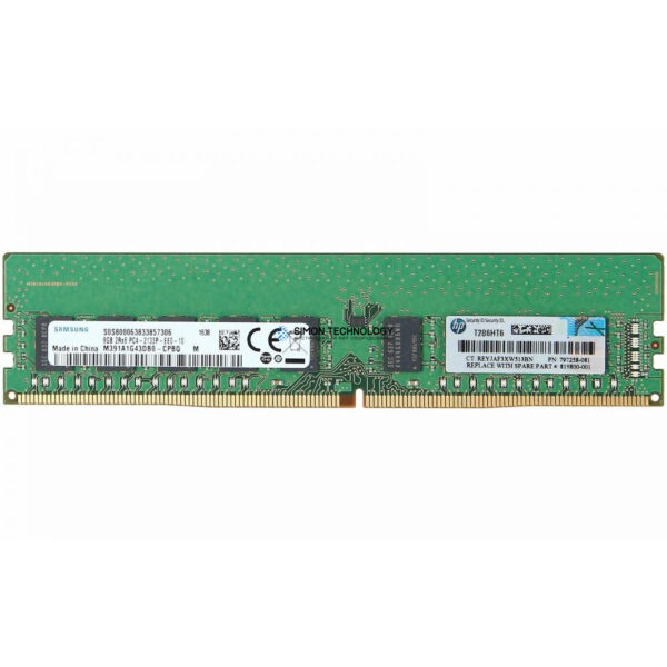 Оперативная память HP HP 8GB (1*8GB) 1RX4 PC3L-12800R DDR3-1600MHZ MEM KIT (760286-001)