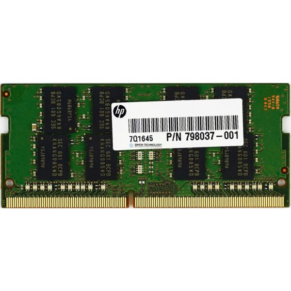 Оперативная память HP HPI Memory 8GB SoDIMM PC4-17000 CL15 DDR4 (798037-001)