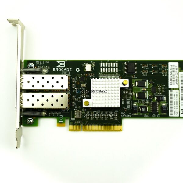 Контроллер Brocade BROCADE BR825 8GB DUAL PORT SFP+ PCIE-X8 HBA - HIGH PROF BRKT (80-1002226-HP)