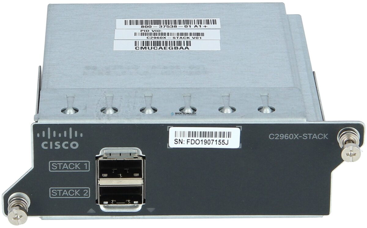 Модуль Cisco CISCO 2960 X FLEXSTACK PLUS STACKING MODULE (800-37538-01)