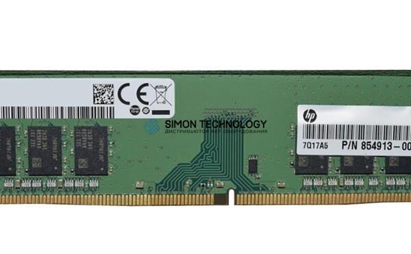 Оперативная память HP HP 8GB (1*8GB) 1RX8 PC4-19200R-U DDR4-2400MHZ UDIMM (854913-001)