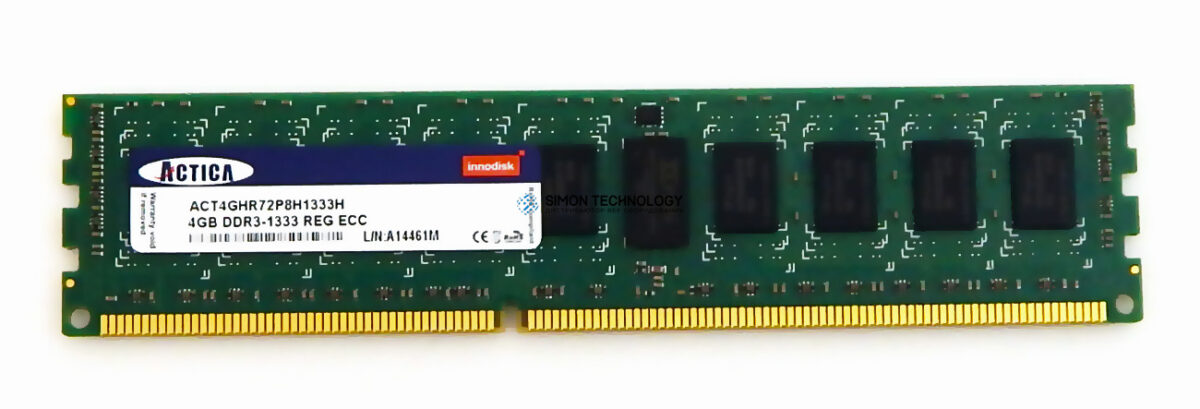 Оперативная память ARCTICA ARCTICA 4GB (1*4GB) PC3-10600R DDR3-1333MHZ RDIMM (ACT4GHR72P8H1333H)