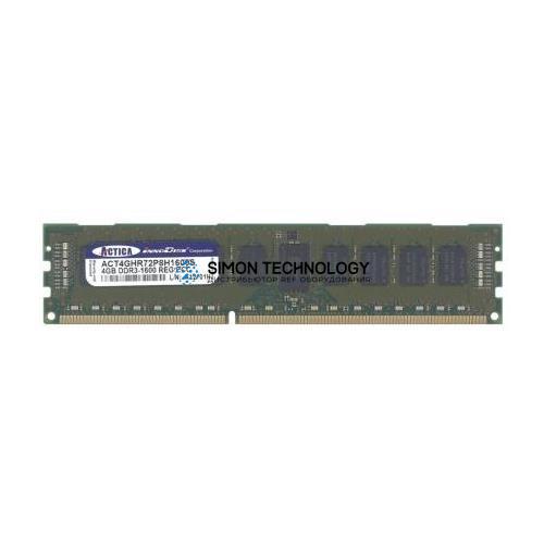 Оперативная память ACTICA ACTICA 4GB (1*4GB) 2RX8 PC3-12800R DDR3-1600MHZ RDIMM (ACT4GHR72P8H1600S)