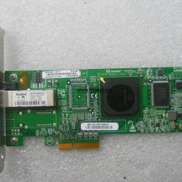 Контроллер QLogic 4GB PCIE SINGLE PORT FC HBA (AFBR-59R5ALZ)