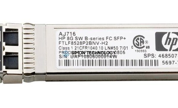 Трансивер SFP HP HP RENEW 8GB SHORT WAVE B-SERIES SFP+ 1PK (AJ716-63003R)