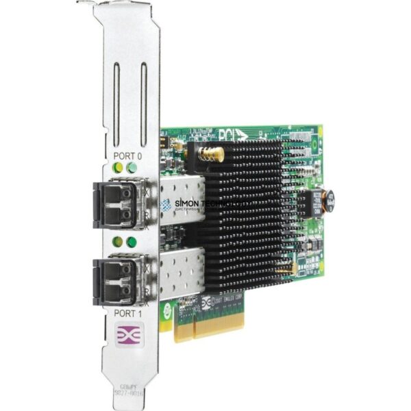 Контроллер HP 82E 8GB DUAL-PORT PCI-E FC HBA - WITH HIGH PROFILE BRKT (AJ763-63003-HP)