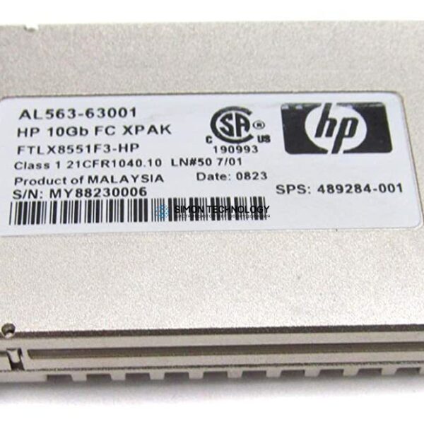 Трансивер SFP HP HP 10GB SHORT WAVE FC XPACK SFP (AL563-63001)