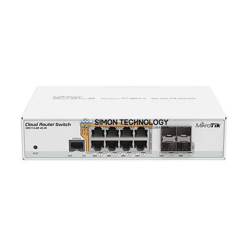 Коммутаторы MikroTik Mikrotik Cloud Router Switch 112-8P-4S-IN w/QCA (CRS112-8P-4S-IN)